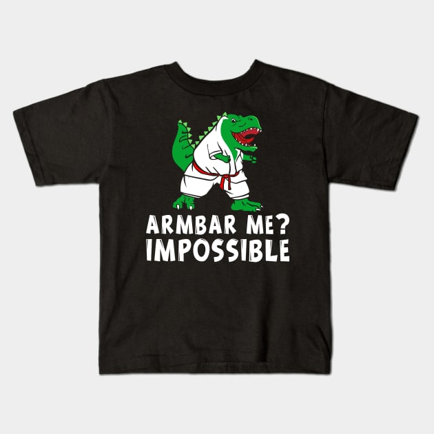 Armbar Me Impossible Kids T-Shirt by SimonL